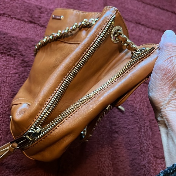 Rebecca Minkoff Swing Double Chain Strap Shoulder/Crossbody Bag - Picture 9 of 10